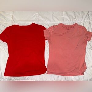Red and Coral Tees